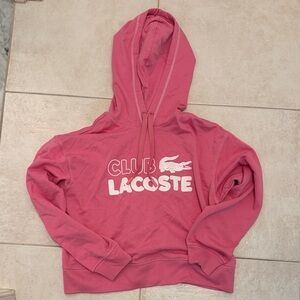 Lacoste Club Hoodie in Pink